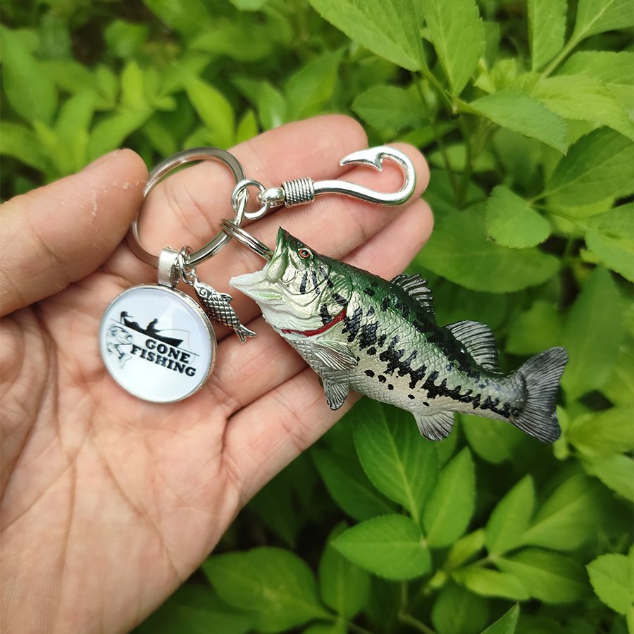3D Sea Bass Keychain, lure Fis - 3D Printing Lure avaliação e preço