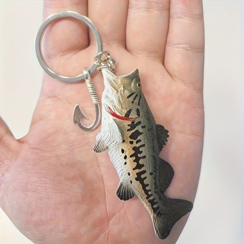 3D Sea Bass Keychain, lure Fis - 3D Printing Lure avaliação e preço
