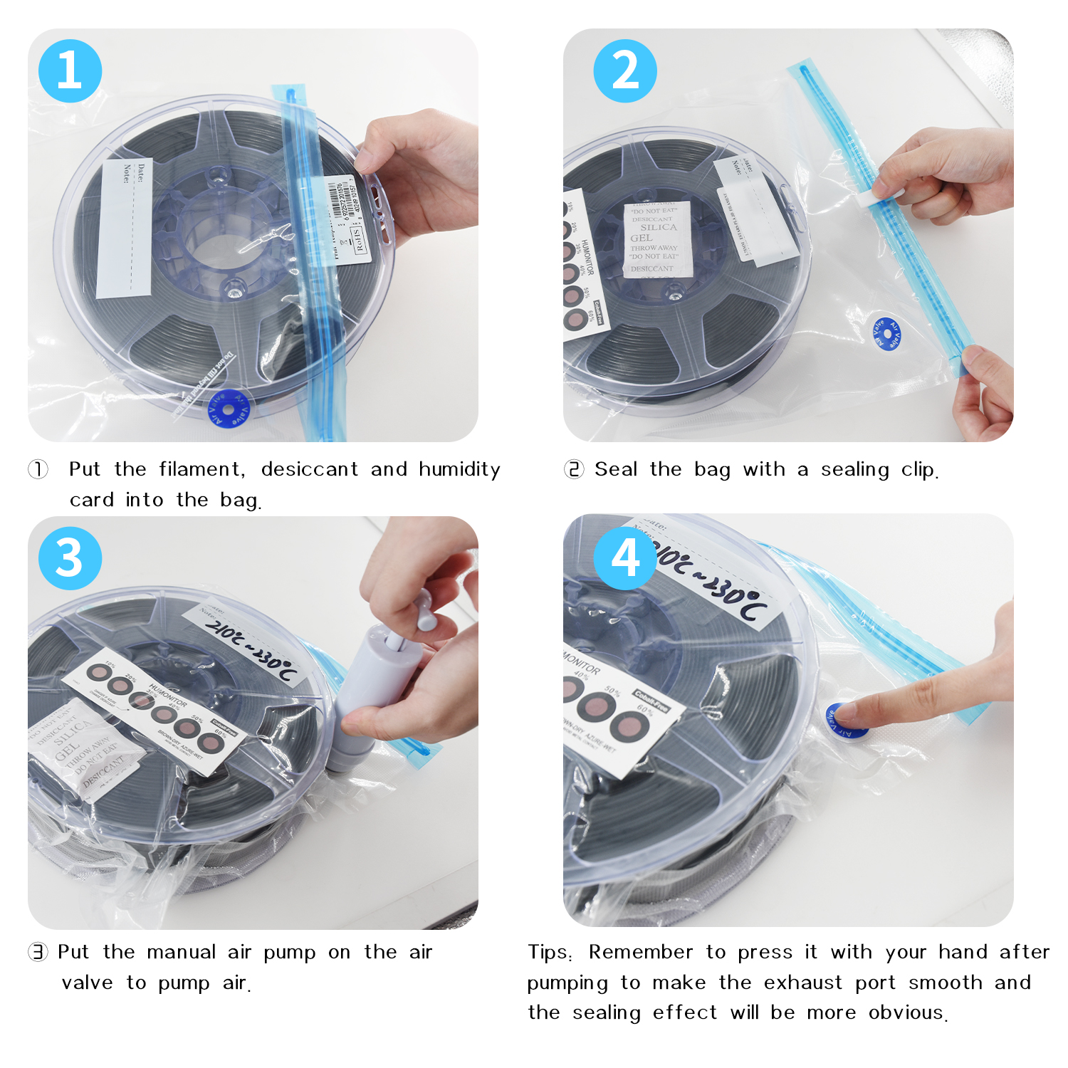 3D Filament Dryer Storage Vacu - Carbon Fiber Filament avaliação e preço