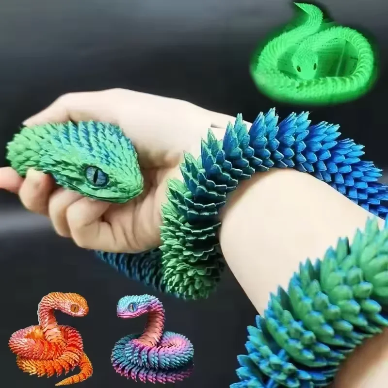3D Printed Snake Movable Joint - 3D Printing Joints avaliação e preço