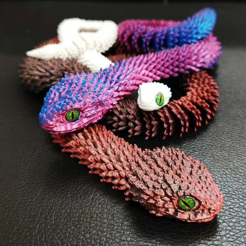 3D Printed Snake Movable Joint - 3D Printing Joints avaliação e preço
