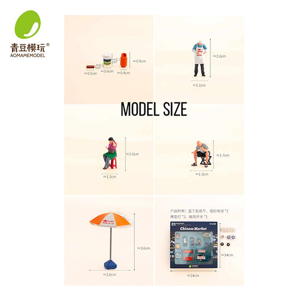 1/64 Night market s Model Kit- - 3D Printing Ideas avaliação e preço