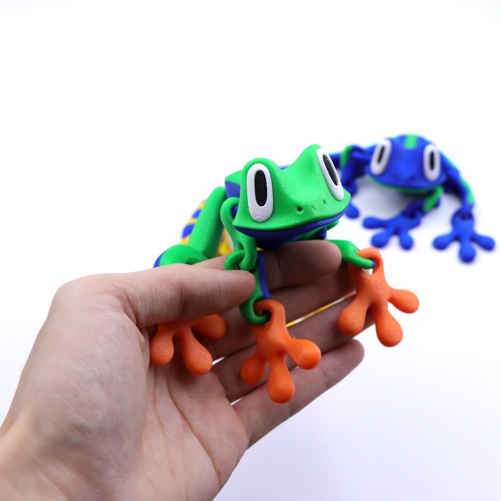 Movable Joints 3D Printed Frog - 3D Printing Joints avaliação e preço