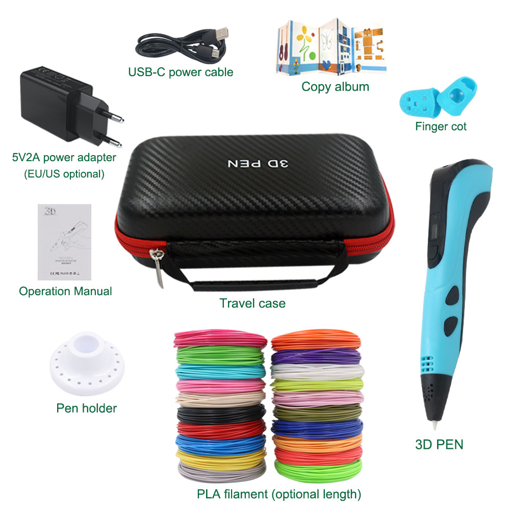 2026 New 3D Printing Pen DIY T - Carbon Fiber Filament avaliação e preço