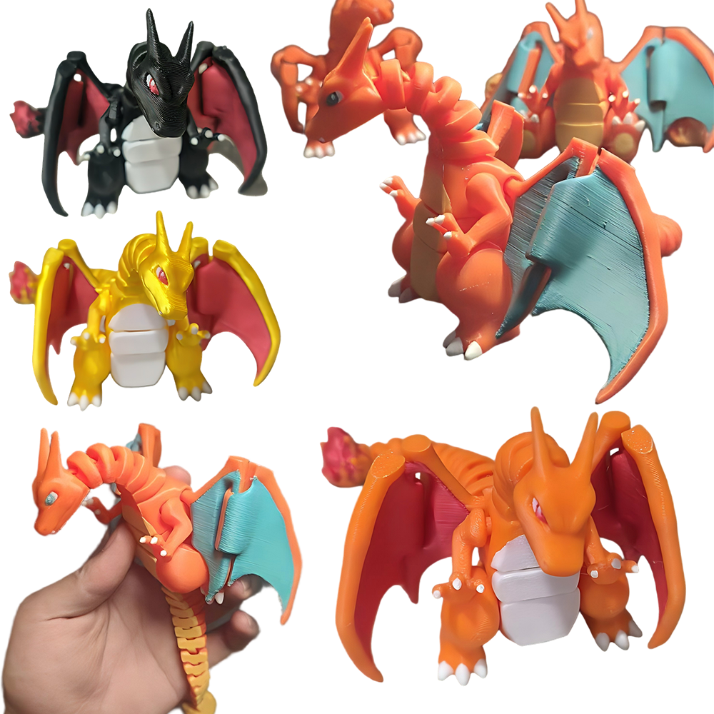 Pokemon 3D Printing Charizard  - 3D Printing Joints avaliação e preço