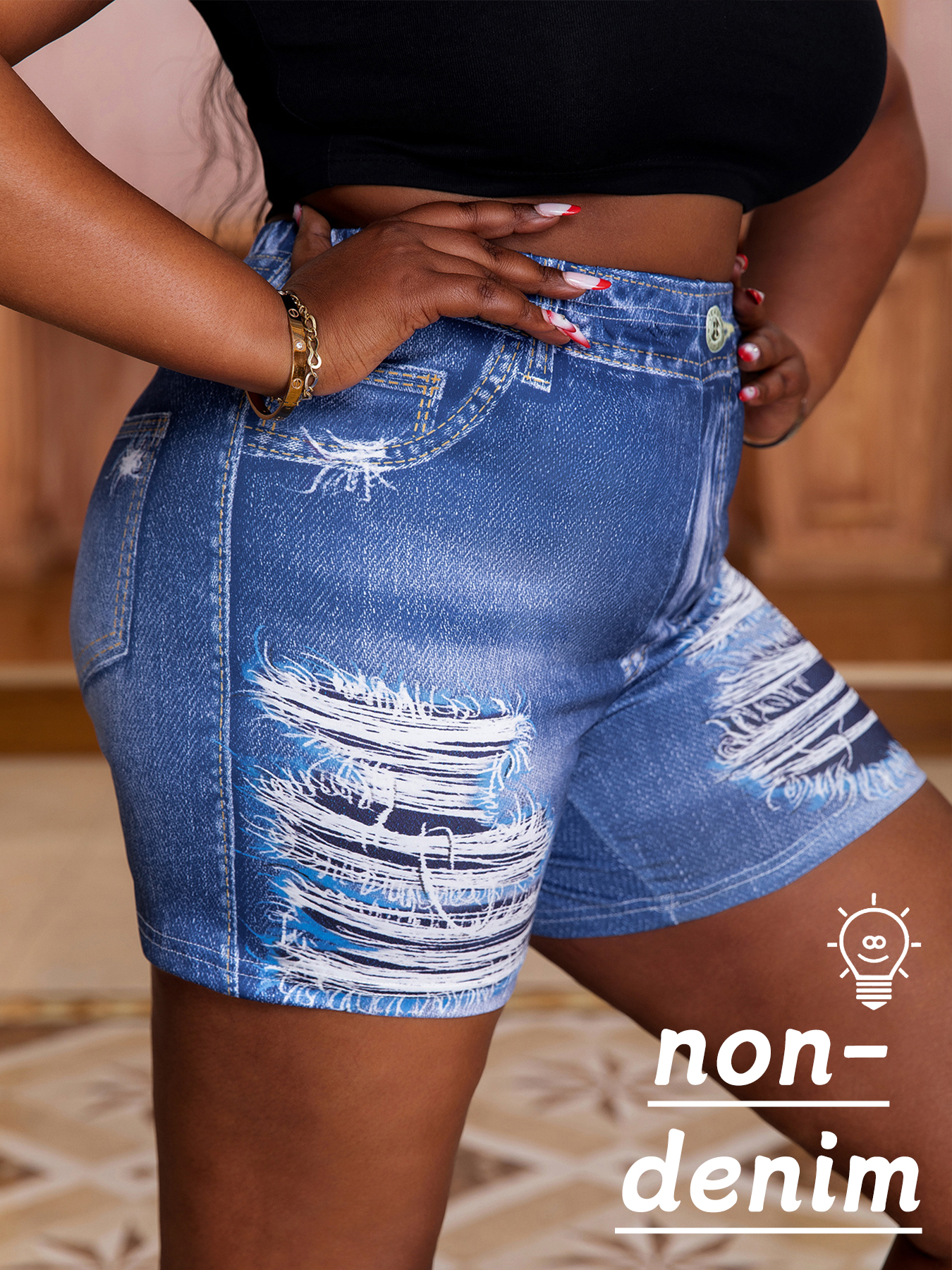 Plus-size women's shorts imita - 3D Printing Ideas avaliação e preço