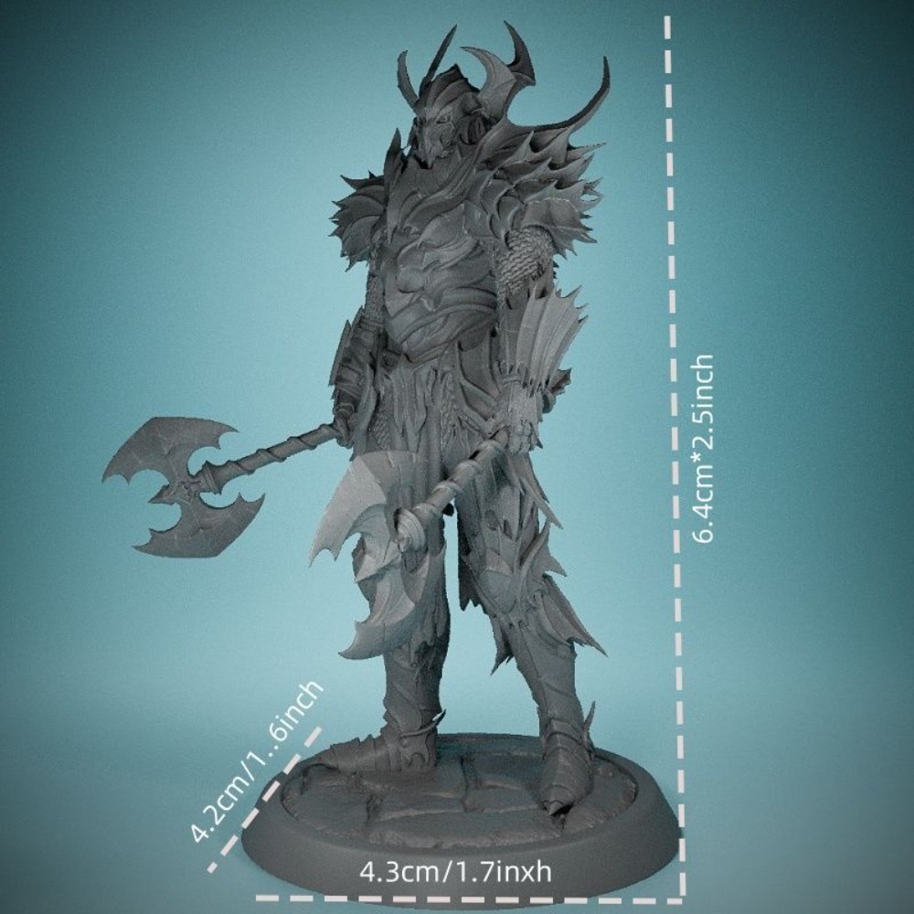 No Wings Demon Knight 3D Print - 3D Printing Ultem avaliação e preço