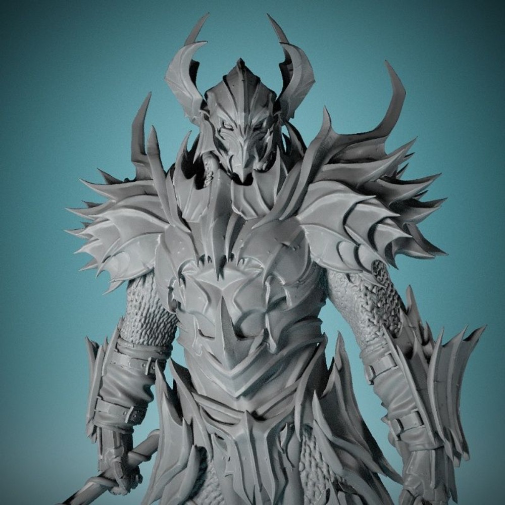 No Wings Demon Knight 3D Print - 3D Printing Ultem avaliação e preço