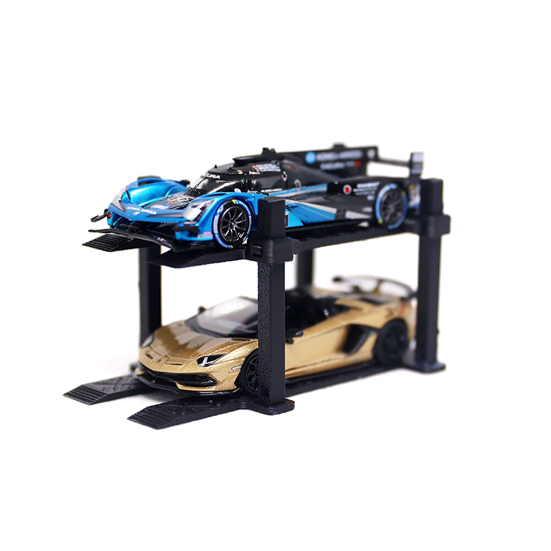 1Set Double-deck Vehicle Parki - 3D Printing Diecast Cars avaliação e preço