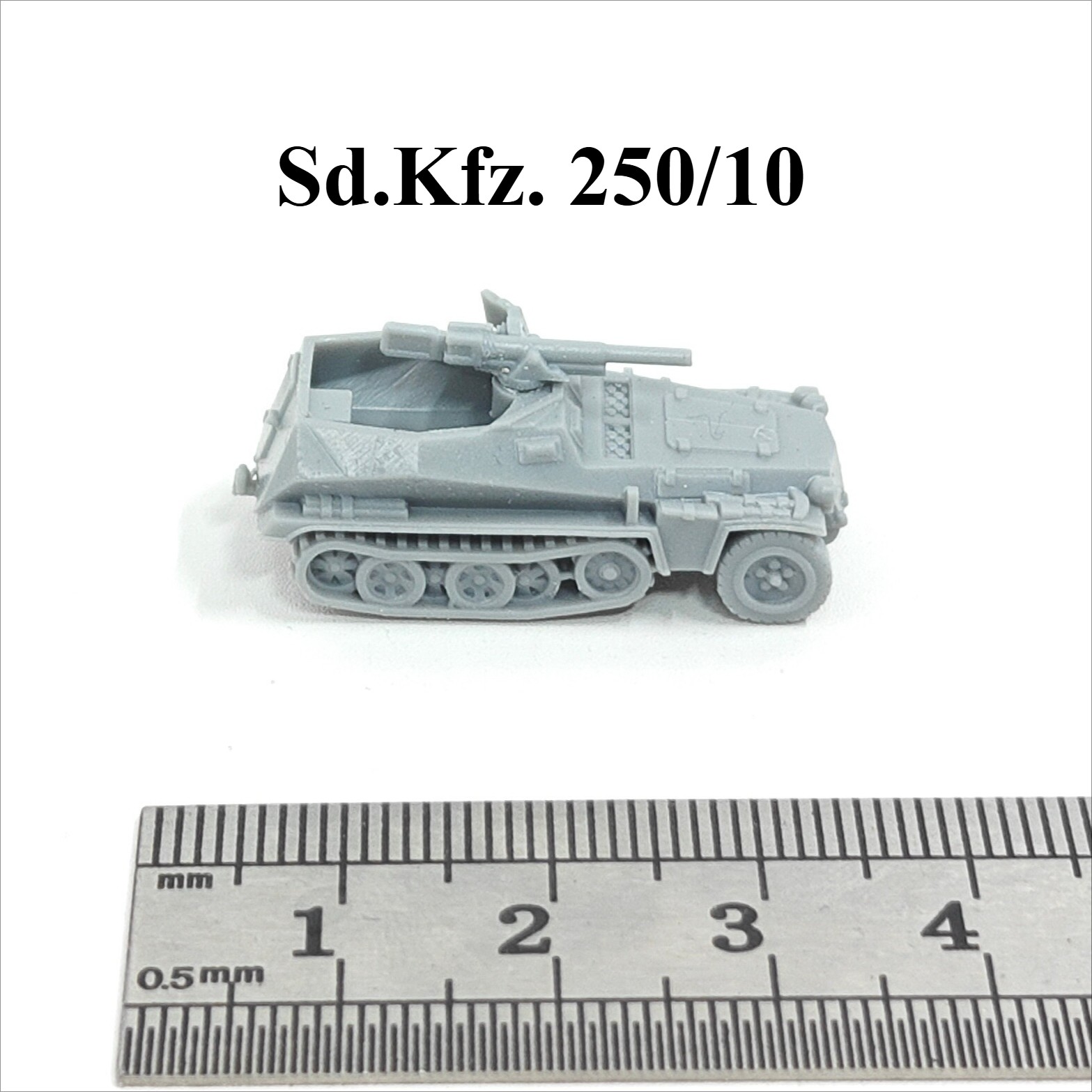 WWII German Sd.Kfz. 250/10 Hal - 3D Printing Ultem avaliação e preço