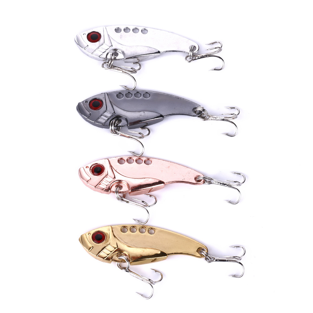 1Pcs Metal VIB Lures 3g/7g/11g - 3D Printing Lure avaliação e preço