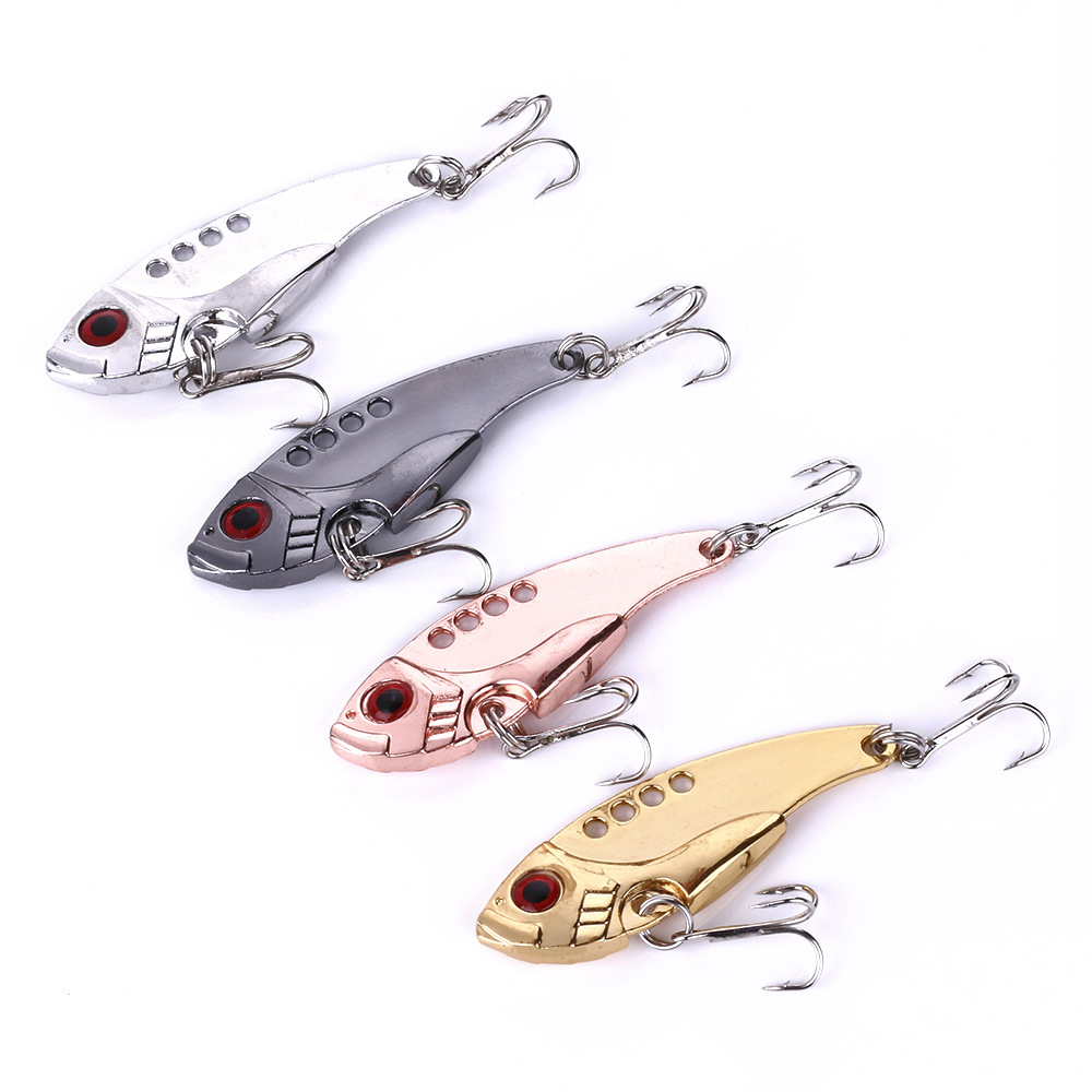 1Pcs Metal VIB Lures 3g/7g/11g - 3D Printing Lure avaliação e preço