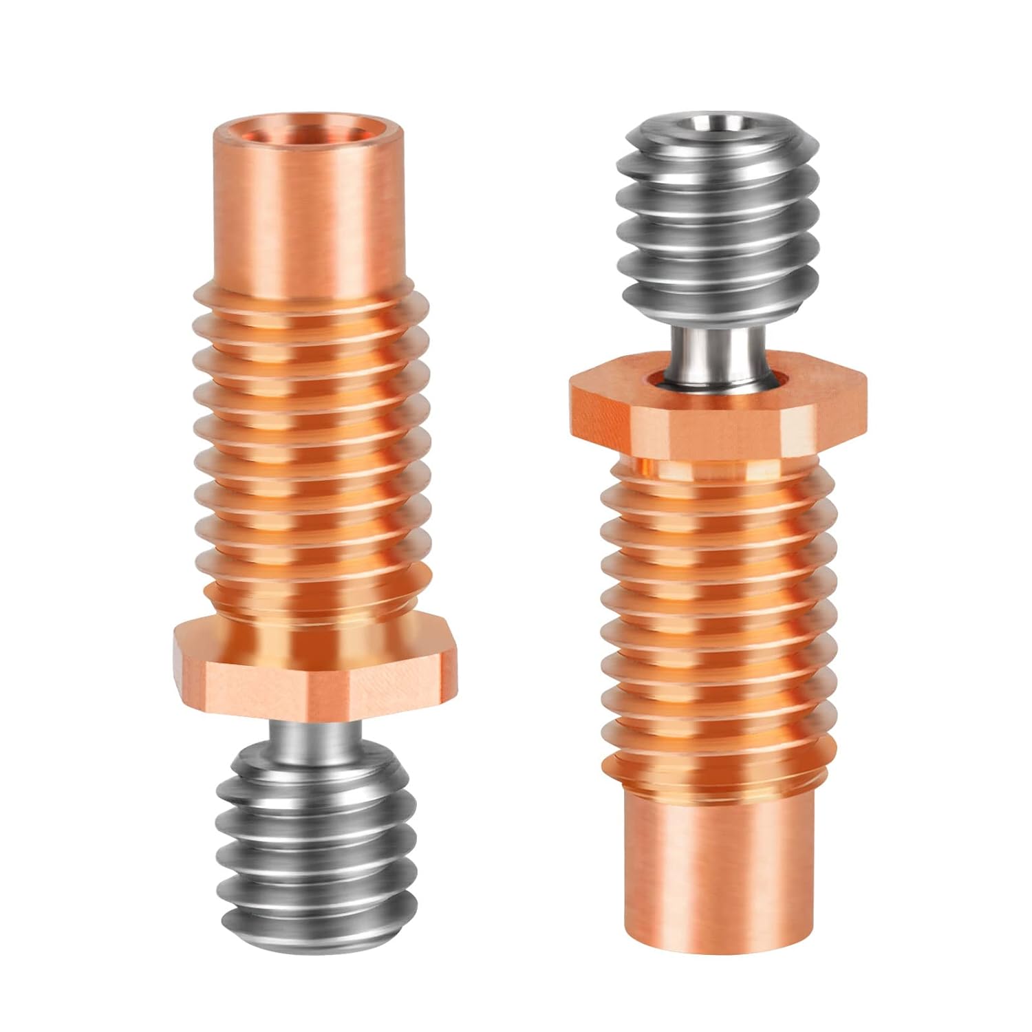 2PCS E3D V6 Hotend Heatbreak A - 3D Printing Titanium avaliação e preço