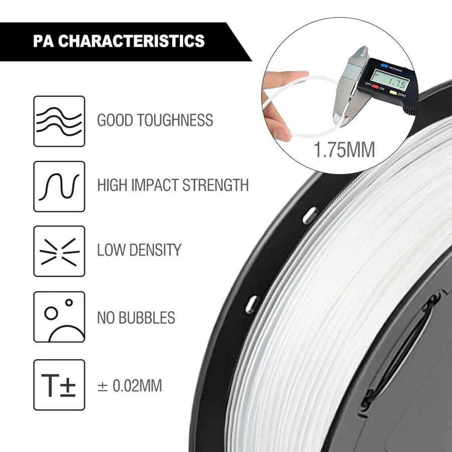 PLA Nylon 3D Printer Filament  - 3D Printing Nylon Filament avaliação e preço