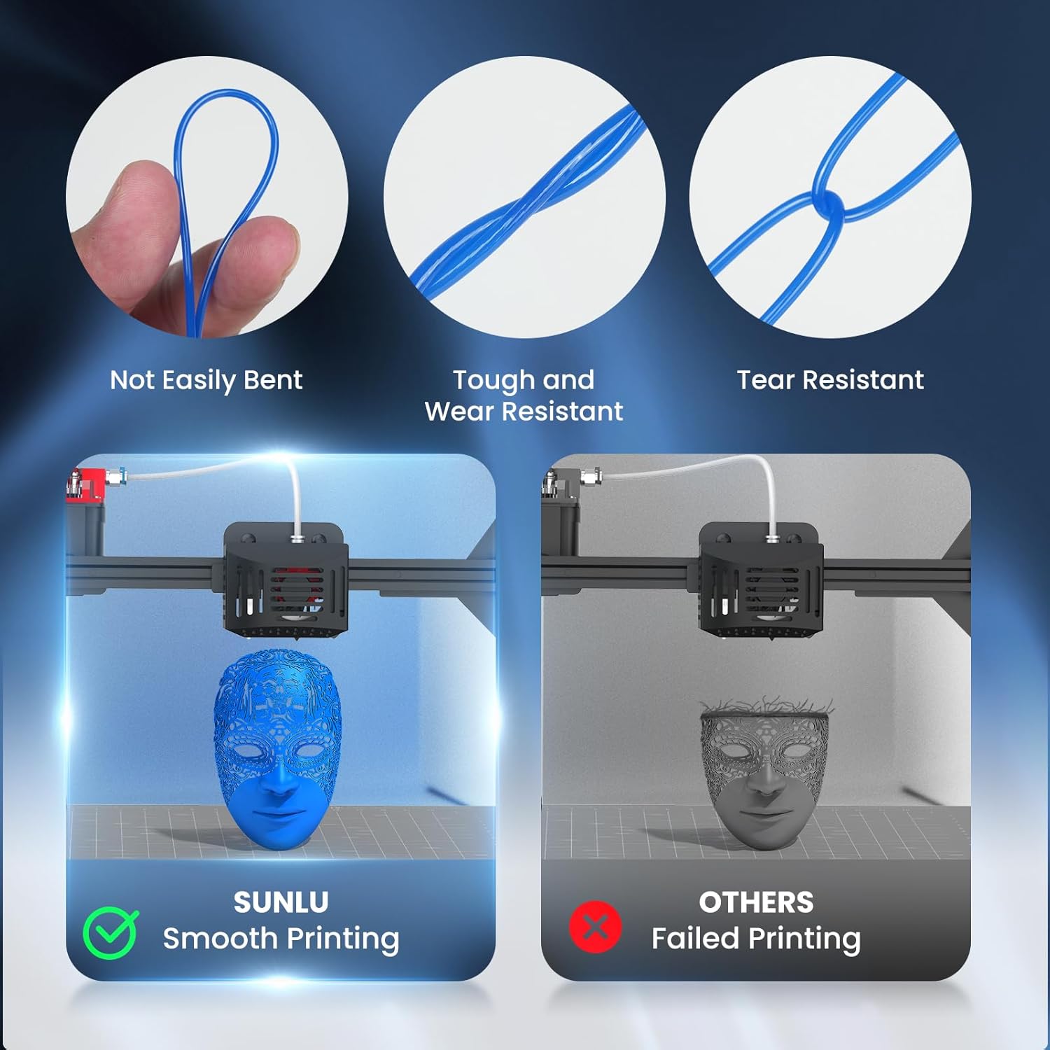 High Speed 95A TPU 3D Printer  - Tpu Flexible Filament avaliação e preço
