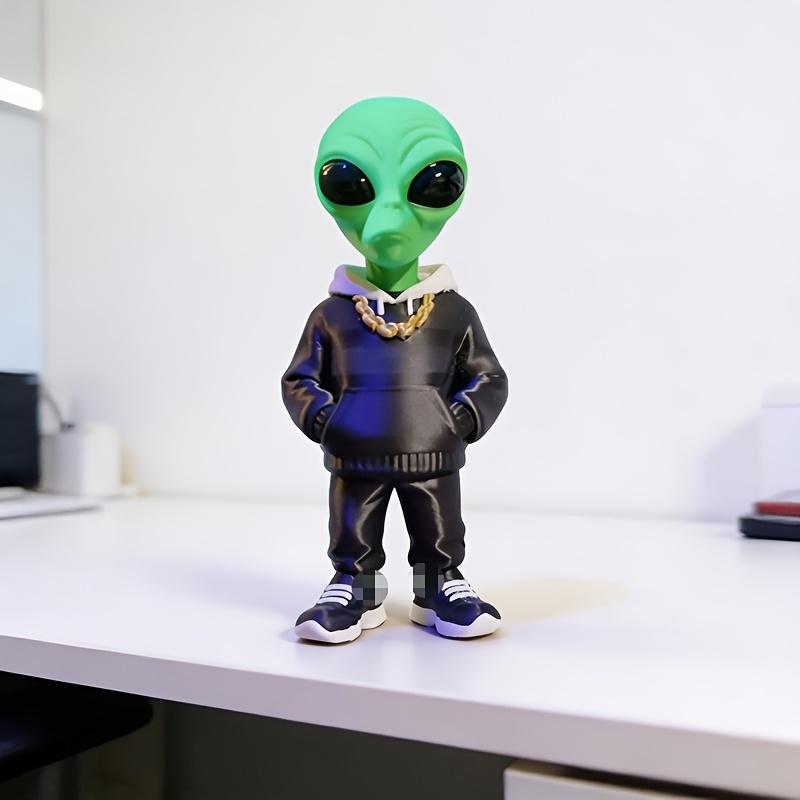 1 Piece Green Alien Figure wit - 3D Printing Ideas avaliação e preço