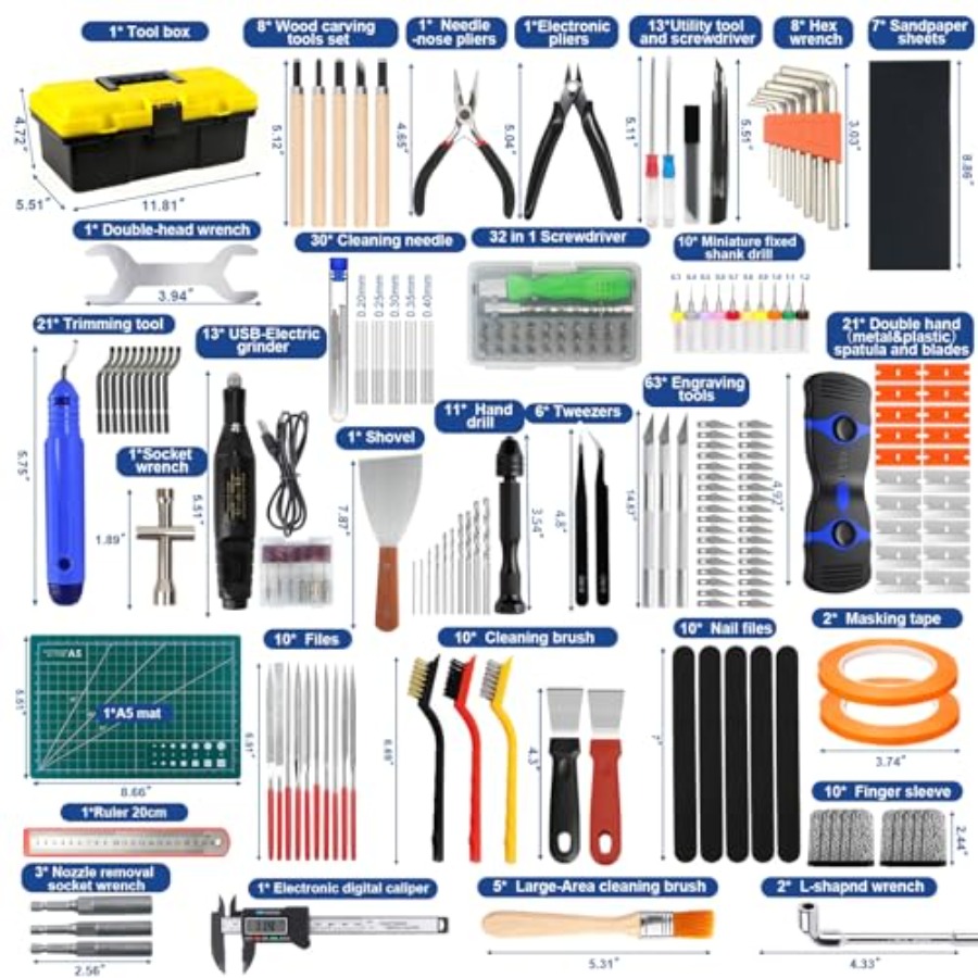 3D printing accessory tools ki - 3D Printing Grinder avaliação e preço