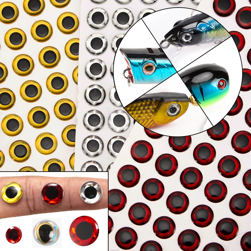 100-500PCS Fishing Lure Eyes H - 3D Printing Lure avaliação e preço