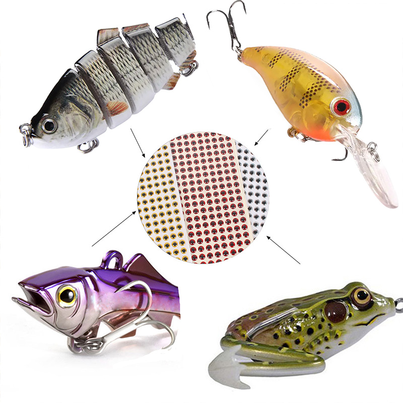 100-500PCS Fishing Lure Eyes H - 3D Printing Lure avaliação e preço