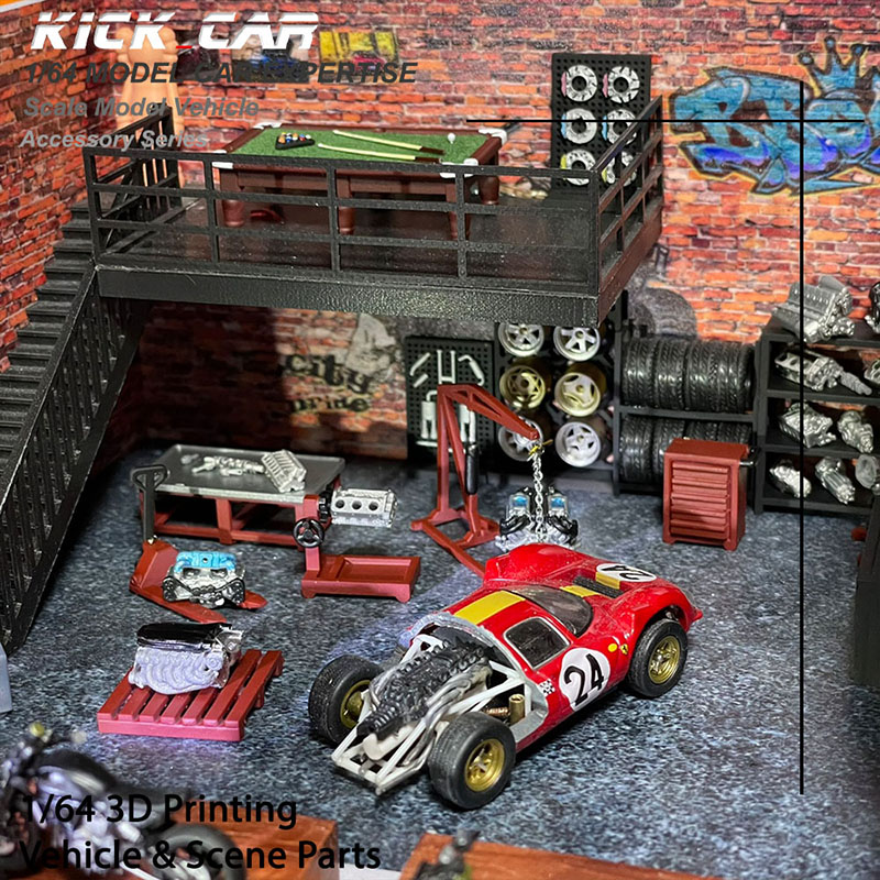 Dayu 1/64 Model Car Diorama Re - 3D Printing Diecast Cars avaliação e preço